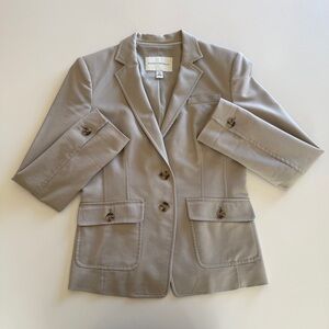 Banana Republic-Stretch-Tan Blazer-Size 4